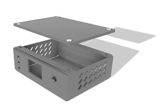 CAD model Case of electronic enclosure