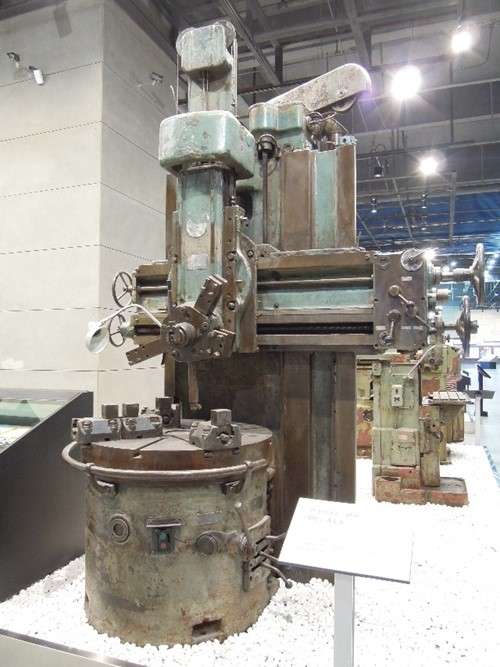 Early Chinese machine tools, currently placed in the Shenyang Museum