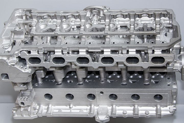 A cylinder head from a car